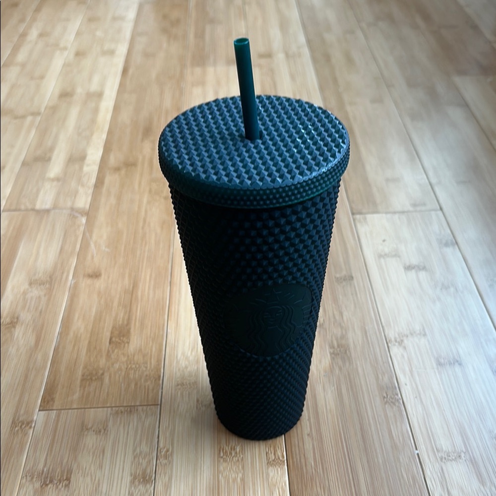 Starbucks Dark Textured Tumbler with Straw